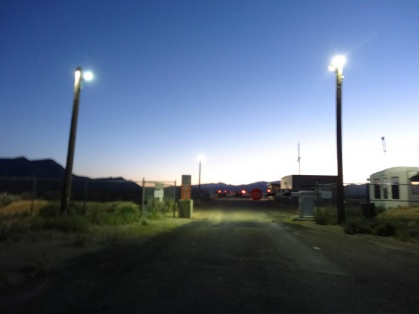 Area 51 gate near Rachel, Nevada