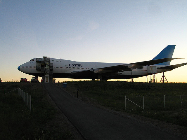 airplane hotel sweden