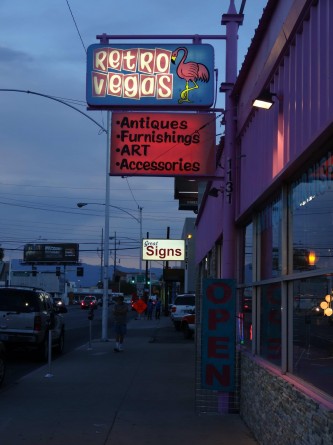 thrift store in retro vegas