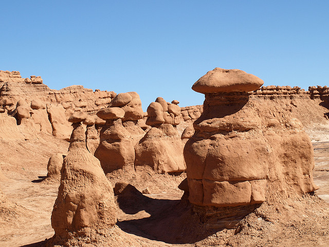 boulders at Goblin Valley in Utah