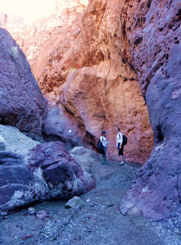 hiking to the Arizona hot springs