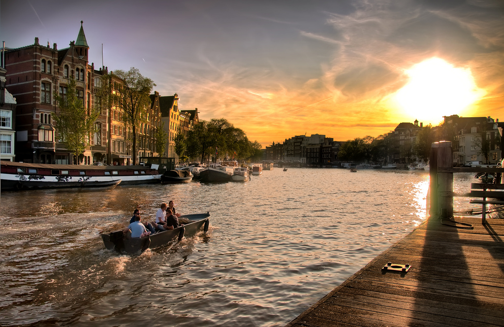 Amsterdam sunset