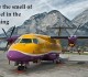 prop plane airport mountains