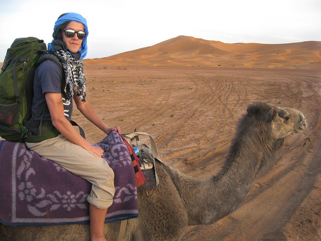 boy on camel