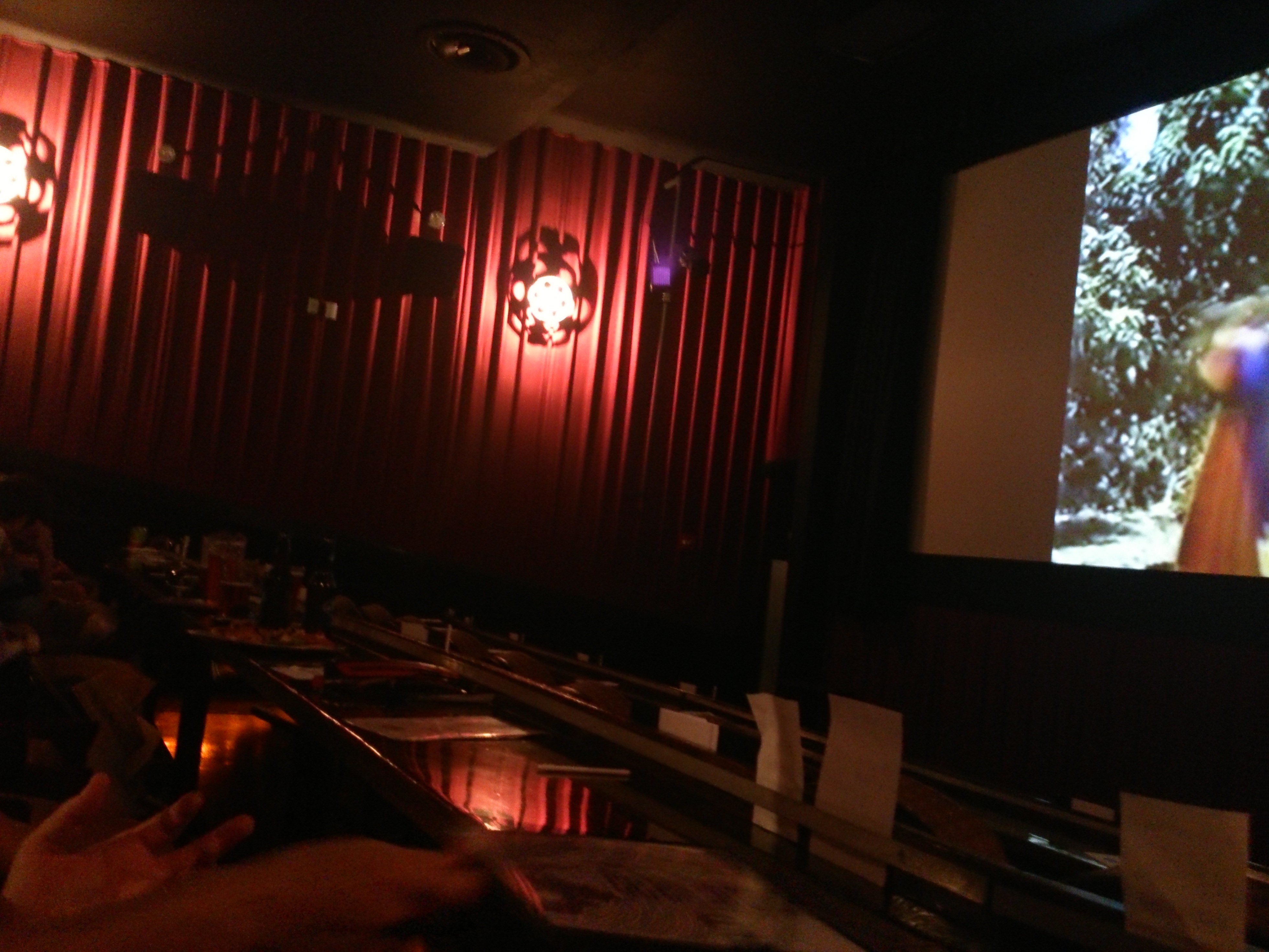 inside of alamo drafthouse theatre