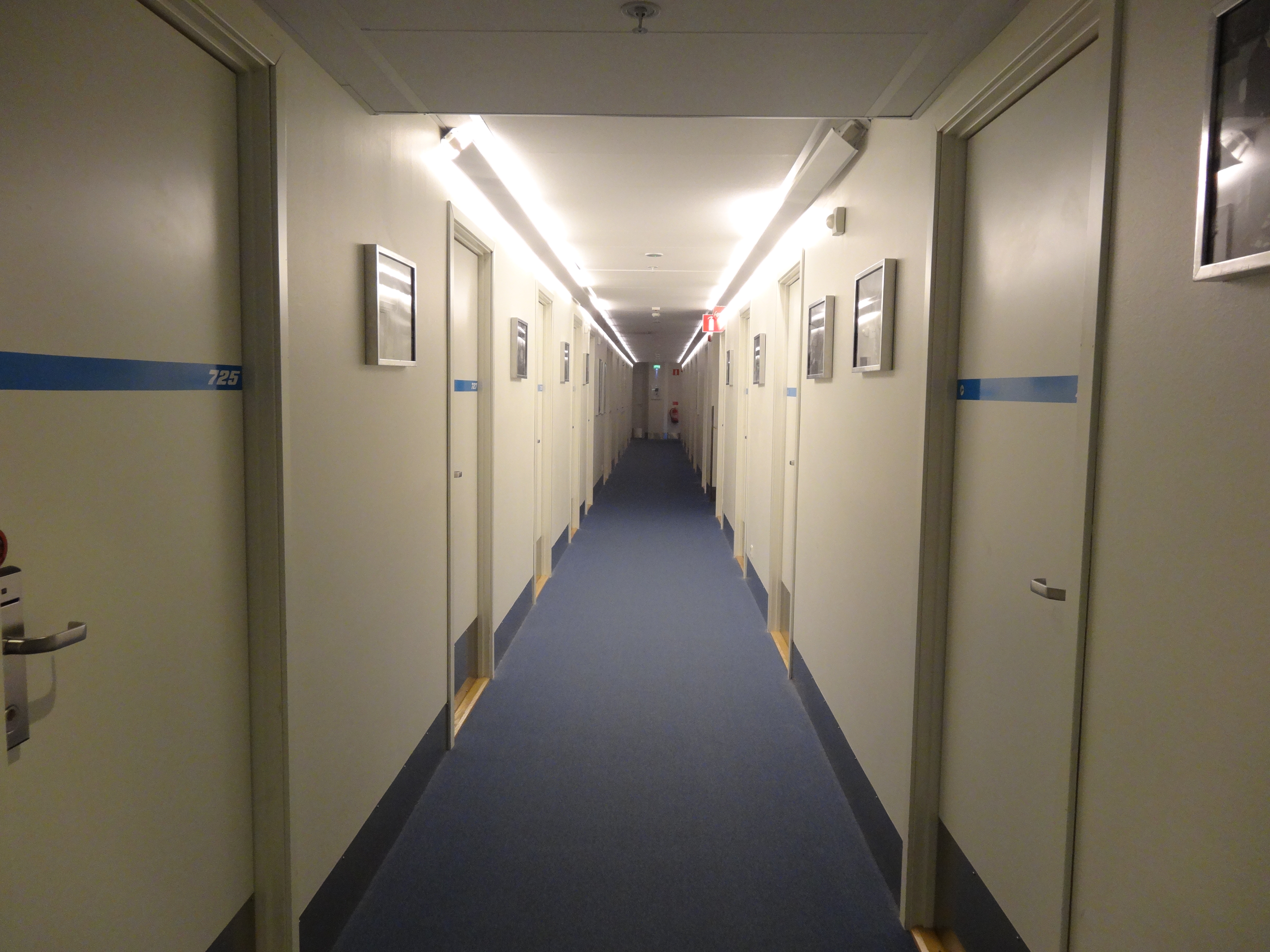 hostel dorms in the Jumbo Hostel in Stockholm Sweden