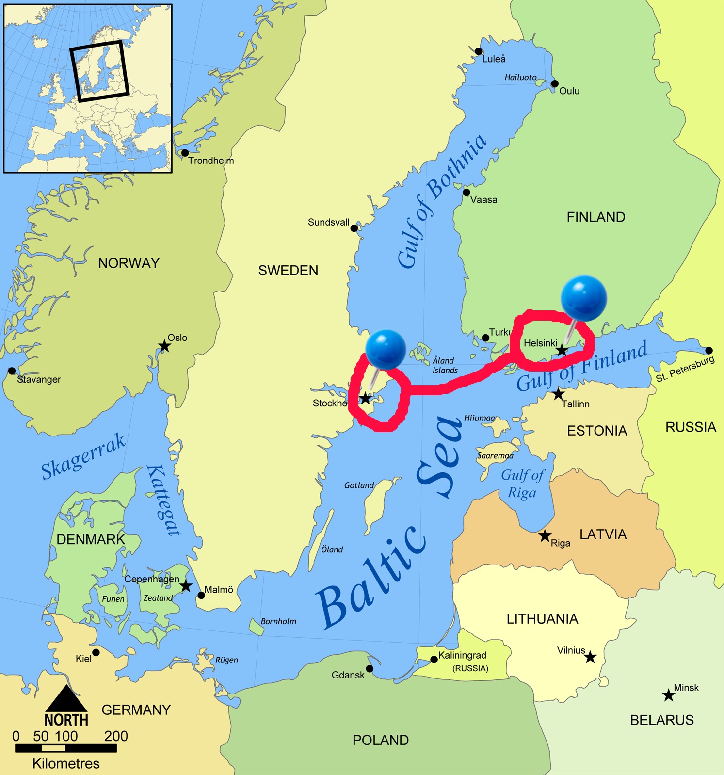 flight route map