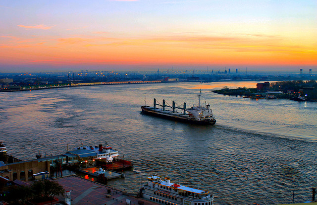 New Orleans river in New Orleans
