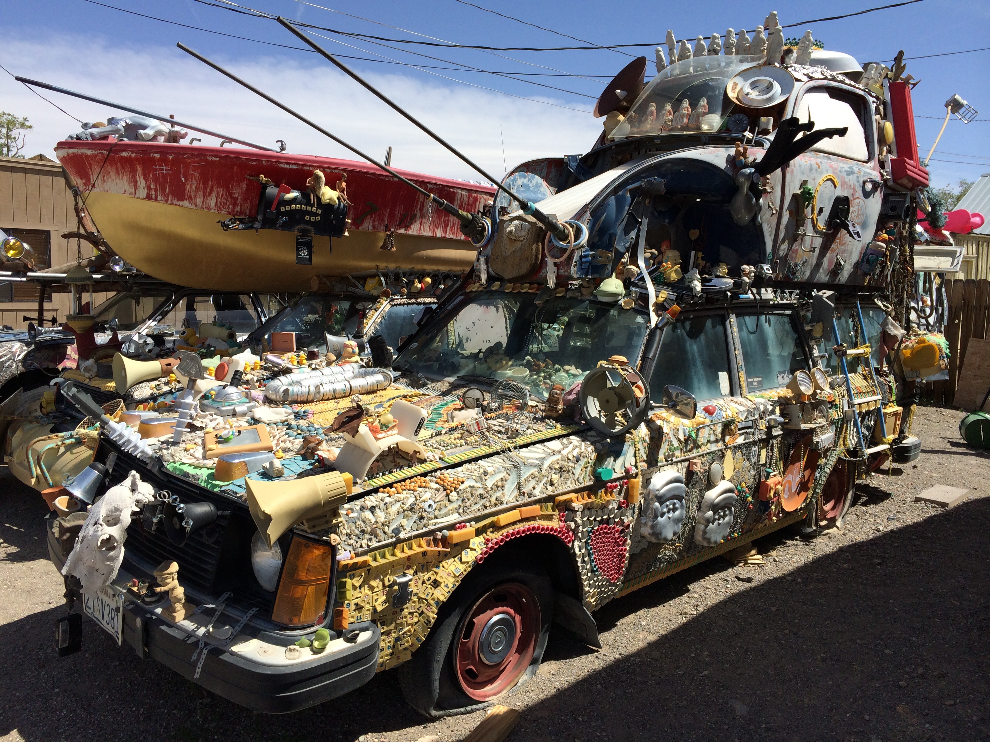 weird car art