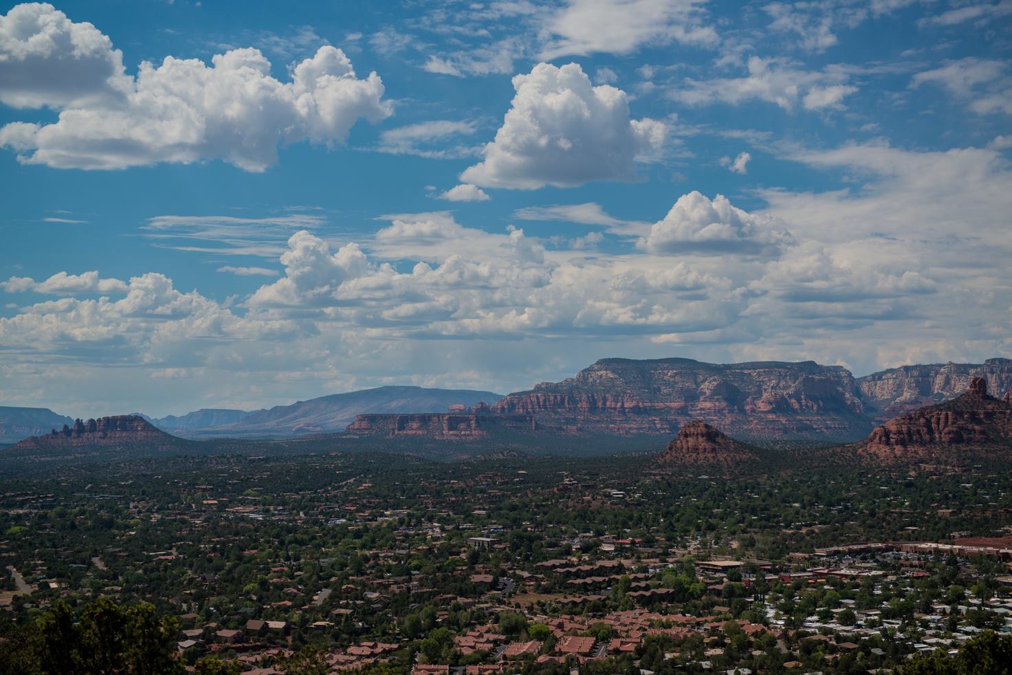 View of Sedona from Airport Mesa