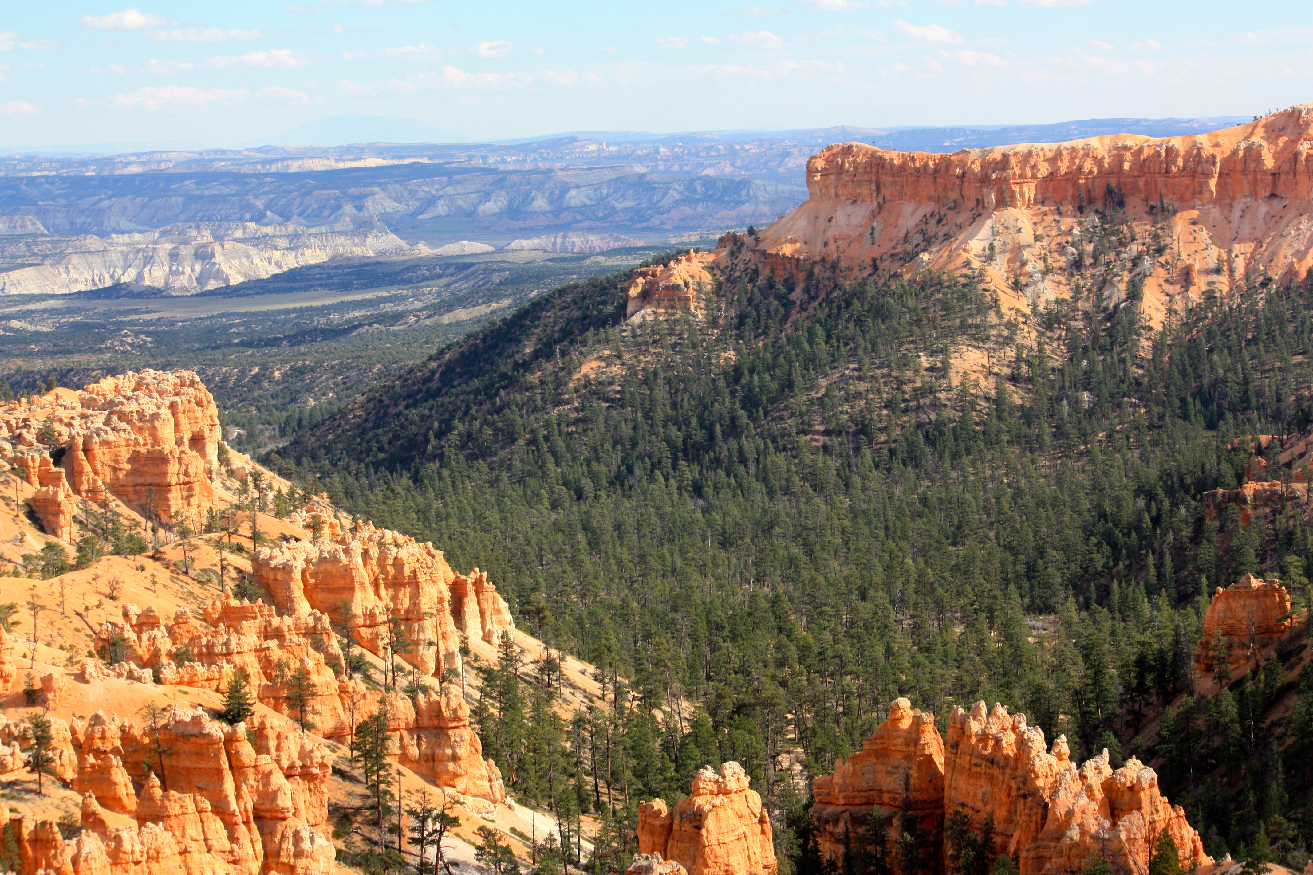 view from mountain bryce canyon national park