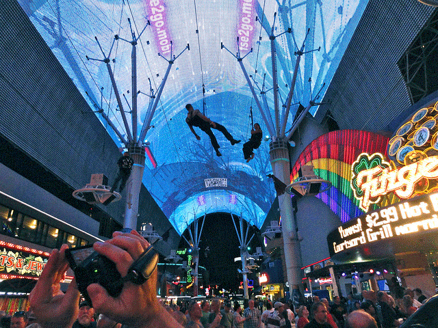 Ziplining-Fremont-Street