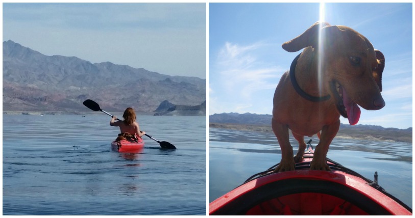 kayaking lake mead