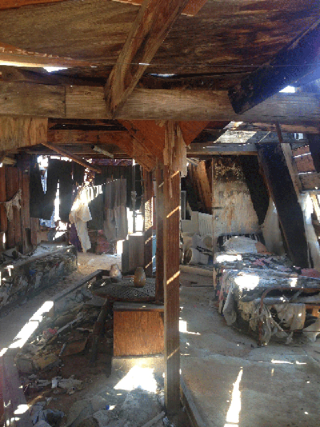 Noah Purifoy Outdoor Desert Art Museum Cabin in Outdoor art museum