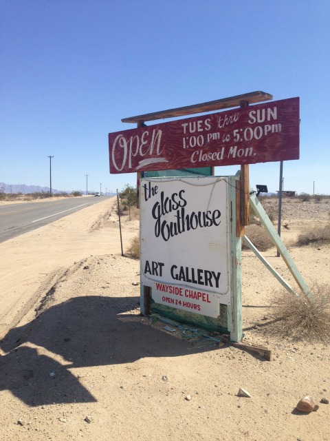 Glass Outhouse Art Gallery