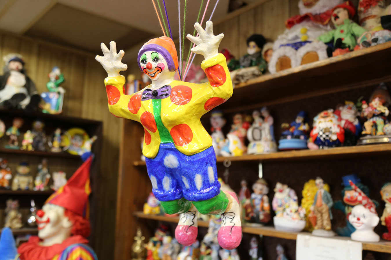 Clown doll at Clown Motel