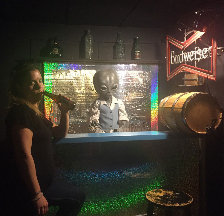 Bar in Alien Zone in Roswell in New Mexico