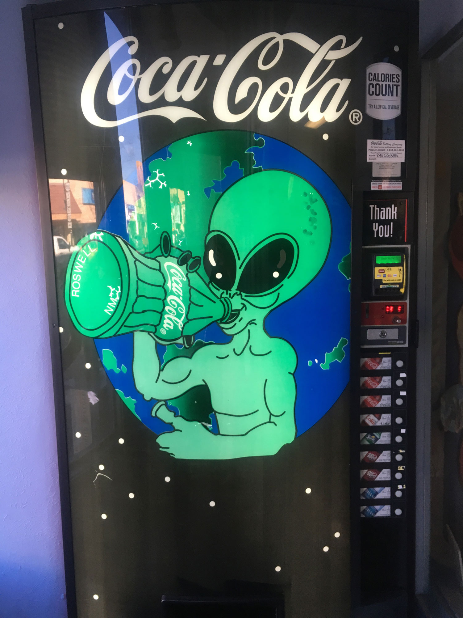 Roswell coke machine 