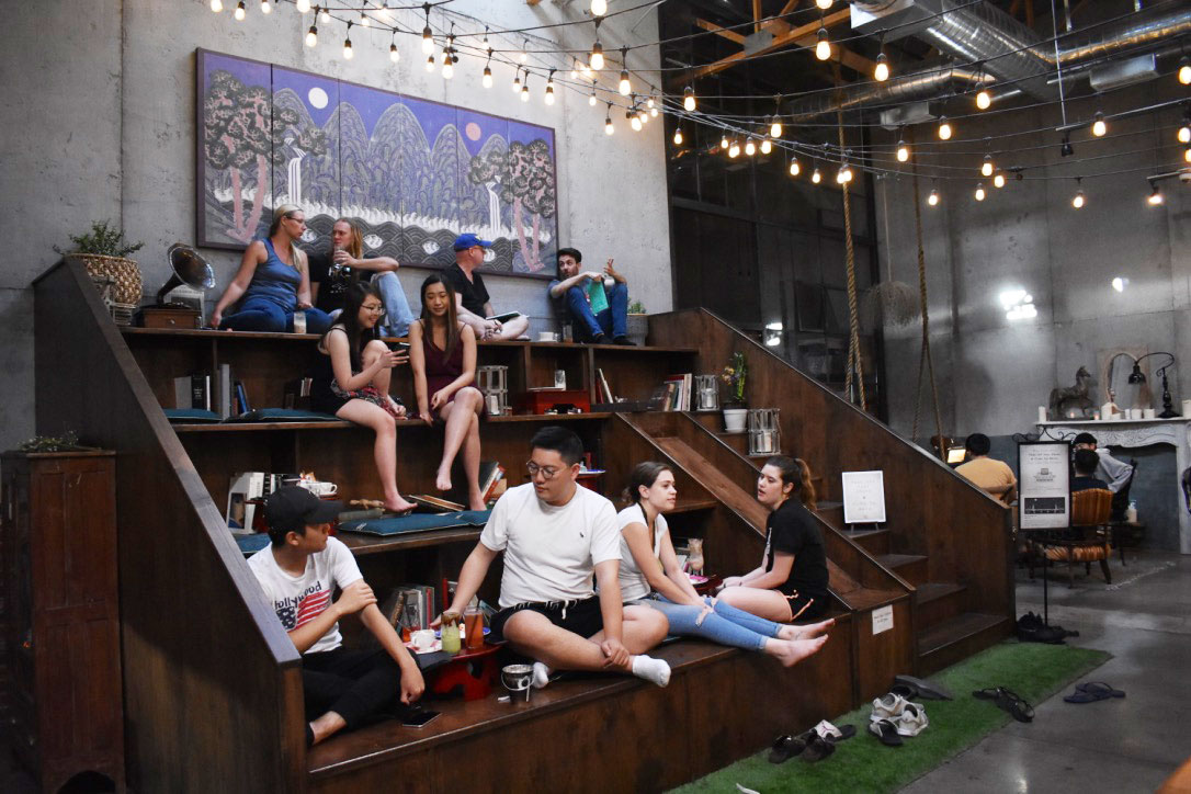 People sitting in Gabi Coffee