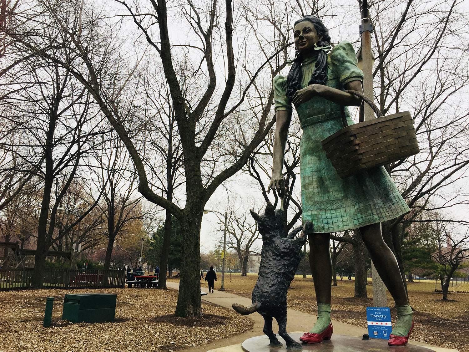 Oz Park Chicago Dorothy Statue