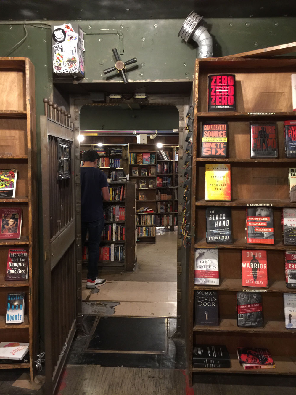 Book vault at the Last Bookstore