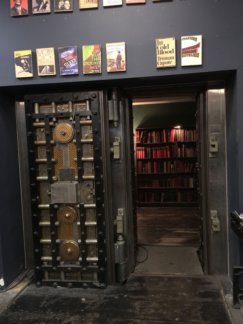 book vault at the last bookstore