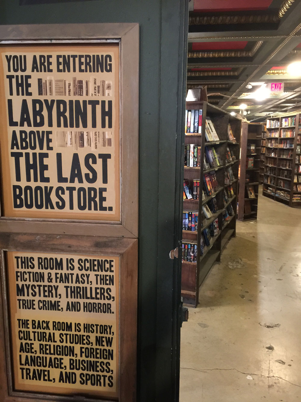 the last bookstore labyrinth 